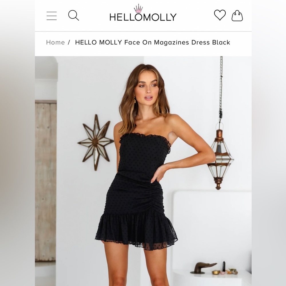 HELLO MOLLY black dress